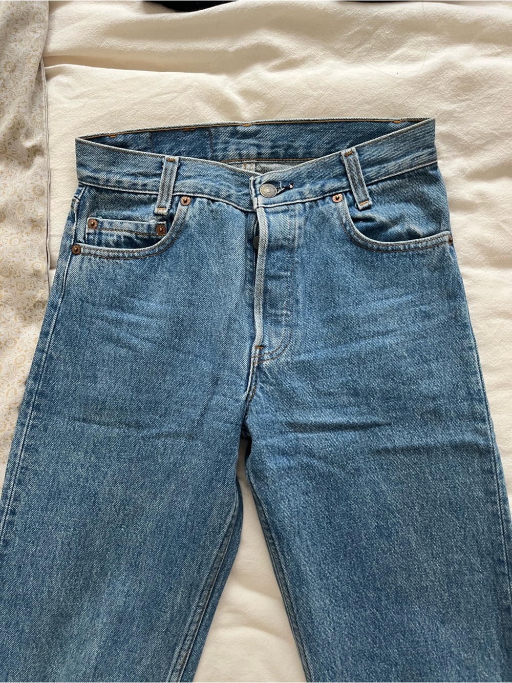 Vintage 701 Classic Blue women’s Denim Jeans - Straight Fit USA